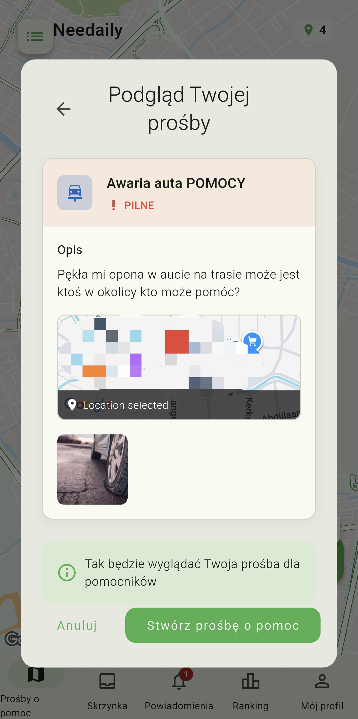 Podgląd ogłoszenia
